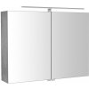 Sapho RIWA galérka s LED osvetlením, 81x70x17cm, dub strieborný RIW080-0011