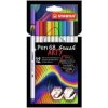 Vláknový fix s flexibilným štetcovým hrotom STABILO Pen 68 brush ARTY - 12 ks sada