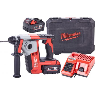 Milwaukee M18 BH-402C Aku vŕtacie kladivo SDS-Plus 2x4.0 Ah, Kufr 4933443330