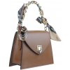 NovaKabelka.sk Virginia Camel kožená talianska crossbody kabelka camel