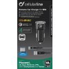 Set USB autonabíječky a odolného USB-C kabelu Cellularline Tetra Force 18W, Qualcomm® Quick Charge 3.0, černá