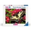 Puzzle Ravensburger 500 dílků Pestrobarevná zvířata: Motýl