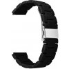 Lige Remienok k hodinkám / Eco plast / šírka 20mm / čierny 660973