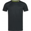 STEDMAN ACTIVE 140 CREW NECK / Pánske športové tričko so vzorom - black opal S