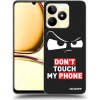 Picasee silikónový čierny obal pre Realme C53 - Cloudy Eye - Transparent