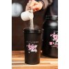 BrainMax Women plastový shaker 700 ml Farba: Čierna