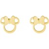 Disney detské náušnice Minnie Mouse pozlátená oceľ E600181YL-B.SK