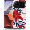 Picasee silikónový čierny obal pre Xiaomi Mi 11 Ultra - Red Lily