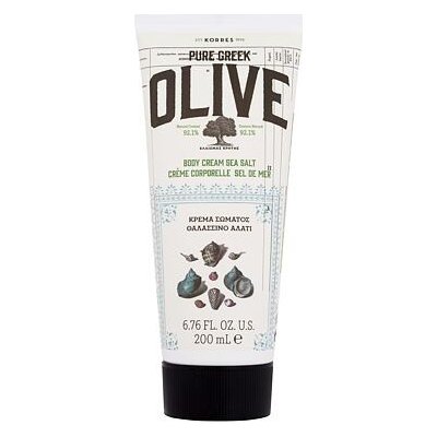 Korres Pure Greek Olive Body Cream Sea Salt hydratační tělový krém s vůní mořské soli 200 ml pro ženy