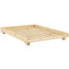 Karup Design SOCIAL BED natural pine (posteľ z borovice) 148x204x23 cm natural (lak)