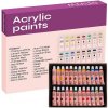 Akrylové farby 24 ks - 12 ml Maaleo 20363