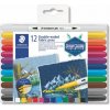 Popisovač na textil, obojstranný, STAEDTLER 