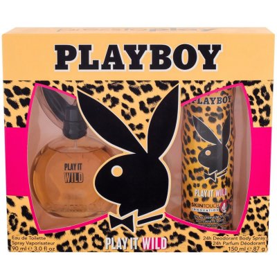 Playboy Play It Wild, Toaletná voda 90ml + Deodorant 150ml pre ženy