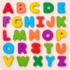 Woody Drevené vkladacie puzzle Abeceda, 26 dielikov
