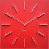 Dizajnové nástenné hodiny Future Time FT1010RD Square red 40cm (8594186620050)