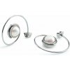 Boccia Titanium Originálne titánové náušnice s pravými perlami 05018-01