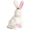Doudou et Compagnie Paris Doudou Darčeková sada - Plyšový zajačik s muchláčikom 10 cm ružová