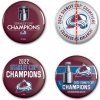 Fanatics Sada placek Colorado Avalanche 2022 Stanley Cup Champions 4-Pack Button Set