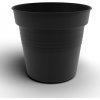 GARDENICO Kvetináč Camelie antracitová 20,5 x 19,5 cm