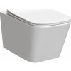 Novoterm Tinos WC misa závesná 51,5 x 36 cm s voľne padajúcim sedátkom v úprave pro clean
