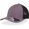 Atlantis Headwear Kšiltovka Whippy, 6 panelová, síťovaná COT337010m8699-purple mela UNI Melír purpurová