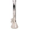 Black Leaf Sklenený bong Flaming Skull 50cm s bankou