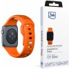 3mk Silicone Watch Strap pre Apple 42/44/45/49 mm Orange