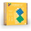 Connetix Connetix Tiles - Magnetické Základne Dúhová modrá a zelená súprava 2 ks