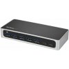 StarTech.com HB30C5A2CSC, USB 3.2 Gen 1 (3.1 Gen 1) Type-B, USB 3.2 Gen 1 (3.1 Gen 1) Type-A, USB 3.2 Gen 1 (3.1 Gen 1) Type-C, 5000 Mbit/s, Čierna, Strieborná, Plast, Aktivita