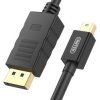 Unitek kábel miniDisplayPort - DisplayPort M/M 3.0m čierny Y-C612BK