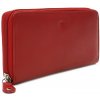 Arwel Červená dámska kožená zipsová peňaženka 511-3559-31