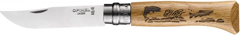 OPINEL N°08 INOX Animalia Fish