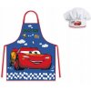 BrandMac Detská zástera s čiapkou Cars Race Time