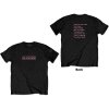 Blackpink tričko The Album Track list Čierna XXL