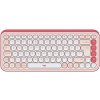 Logitech POP Icon Keys klávesnica Univerzálne Bluetooth QWERTY US International Ružová, Biela (920-013073)