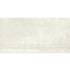 Dlažba na schody imitácia betónu LOFT white 30x60 cm