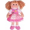 Bigjigs Toys Látková panenka Hayley 34 cm