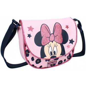 Vadobag taška cez rameno Minnie Mouse s Trblietavou Mašľou 1097