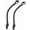 Sada 2ks nočná lampa TEO LED , AD-OM-6338L4/B, 2x1,8/7,5W, 90lm, 4000K, s USB, čierna (ORN