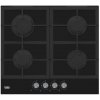 Plynová varná doska Beko HILG642C5SB 4 horáky, čierna