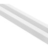 Mardom L0101L Zakončovací profil k dekoračným lamelám - bílý ľavý LL, rozmer 270 x 1,2 x 3,6 cm
