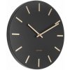 Dizajnové nástenné hodiny 5821BK black Karlsson 30cm (8714302657276)