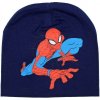 Spiderman Detská bavlnená jarná / jesenná čiapka tmavo modrá