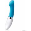 Silikónový vibrátor LELO Gigi 2 Turquoise Blue, luxusný vibrátor pre stimuláciu bodu G 16,5 x 2,1–3,3 cm