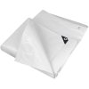 KesTek Zakrývacia plachta 210 g/m2, 4x6 m, biela