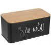 Orion Dóza Čas na čaj black 20,3 x 10,3 x 9 cm