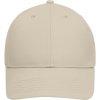 Myrtle Beach Kšiltovka MB 6249, 6 panelová, bio bavlna COT036249aiu99-sandstone Písková UNI
