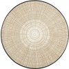 wash+dry Kruhový koberec Cascara beige Rozmer: 115x115 cm