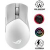 ASUS myš ROG GLADIUS III Wireless Aimpoint White (P711), RGB, Bluetooth, bílá