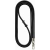 TopQ Luxusná šnúrka Royal Cord Silver čierná